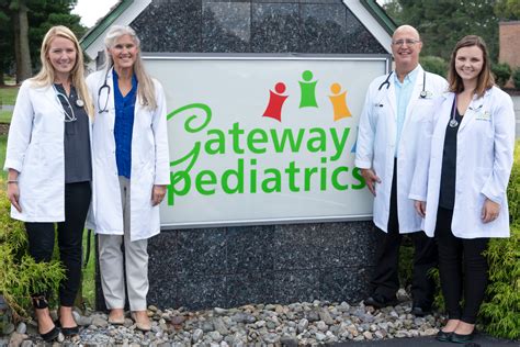 Gateway pediatrics - Sep 1, 2023 · For families with a new addition, come to our Meet & Greet. You can meet the providers and staff, ask questions, and take a tour of the office. Call 410.912.7000 to RSVP. Our Next Meet & Greet: Thursday, April 18, 2024 at 4:30PM. Effective 9/1/2023: Please note that we are only accepting the following New Patients: Newborns and Siblings of ... 